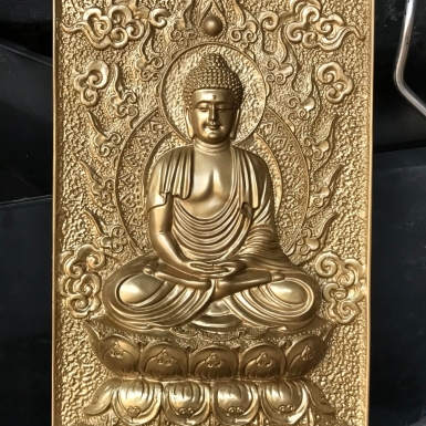 Tôn vinh giá trị tâm linh với phù điêu phật giáo