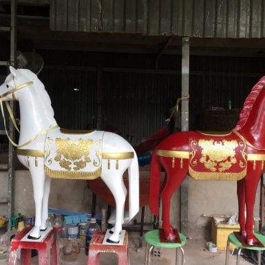 Sự đa dạng của tượng composite trong trang trí