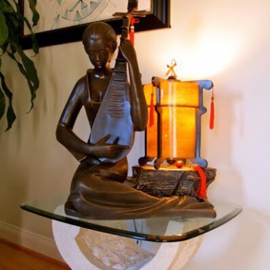 Tượng đèn - Sự kết hợp hoàn hảo giữa nghệ thuật và ánh sáng