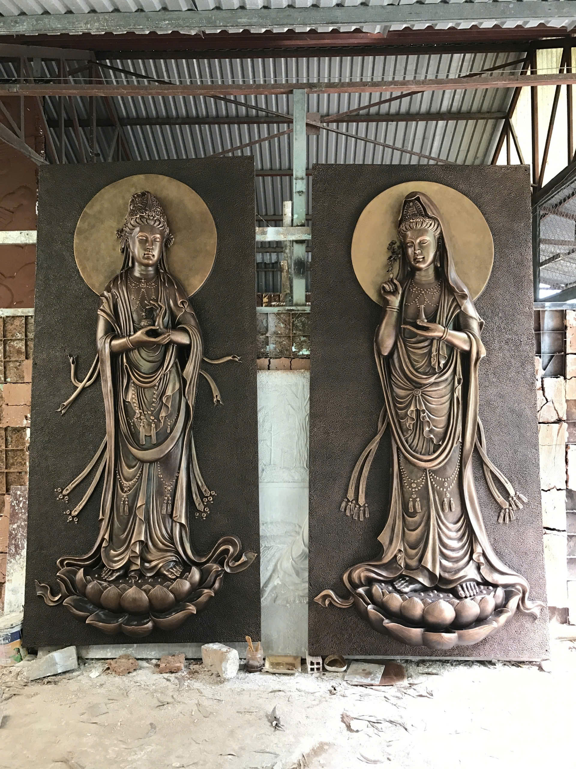 phù điêu phật giáo