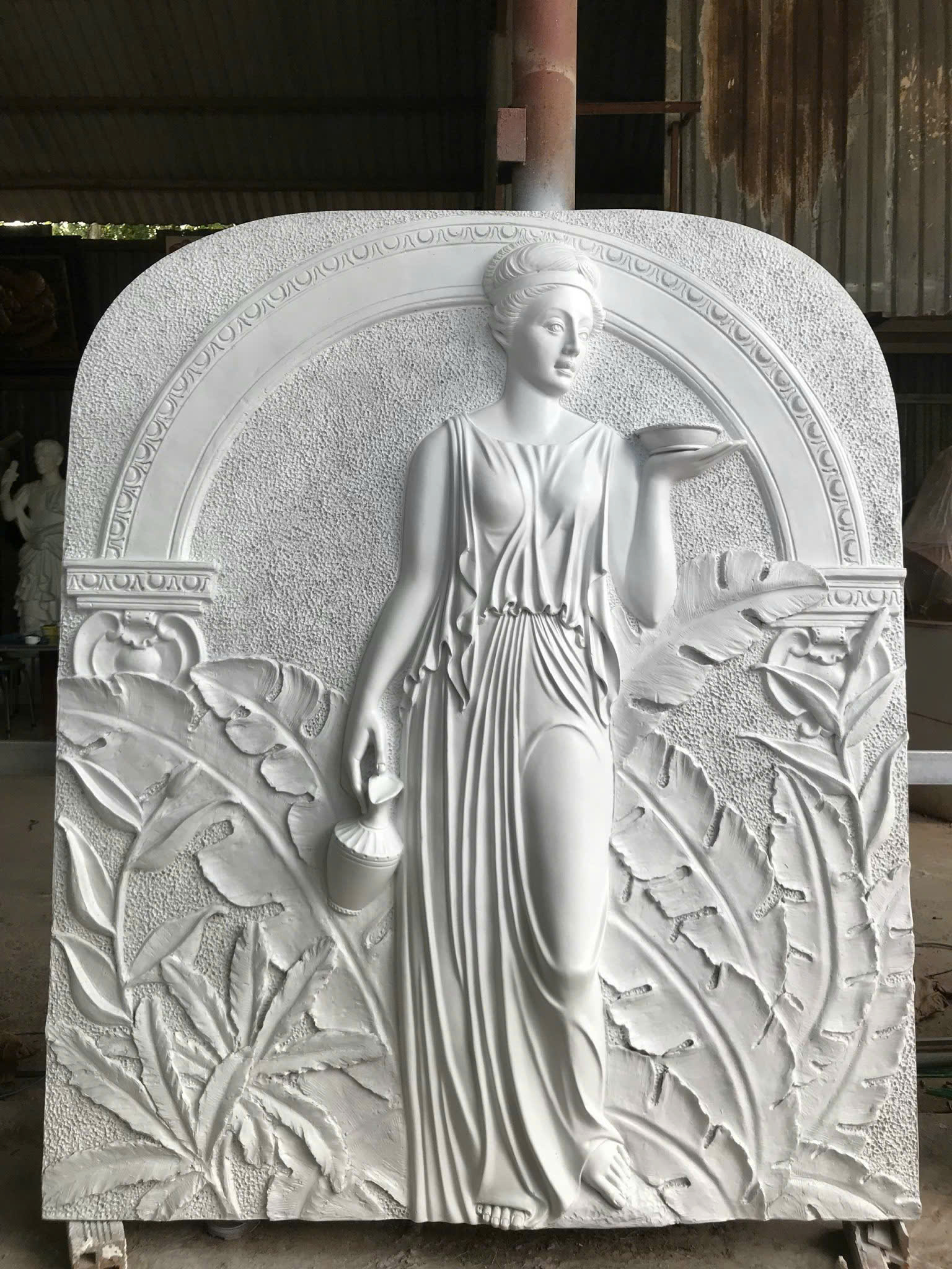 phù điêu trang trí nhà hàng