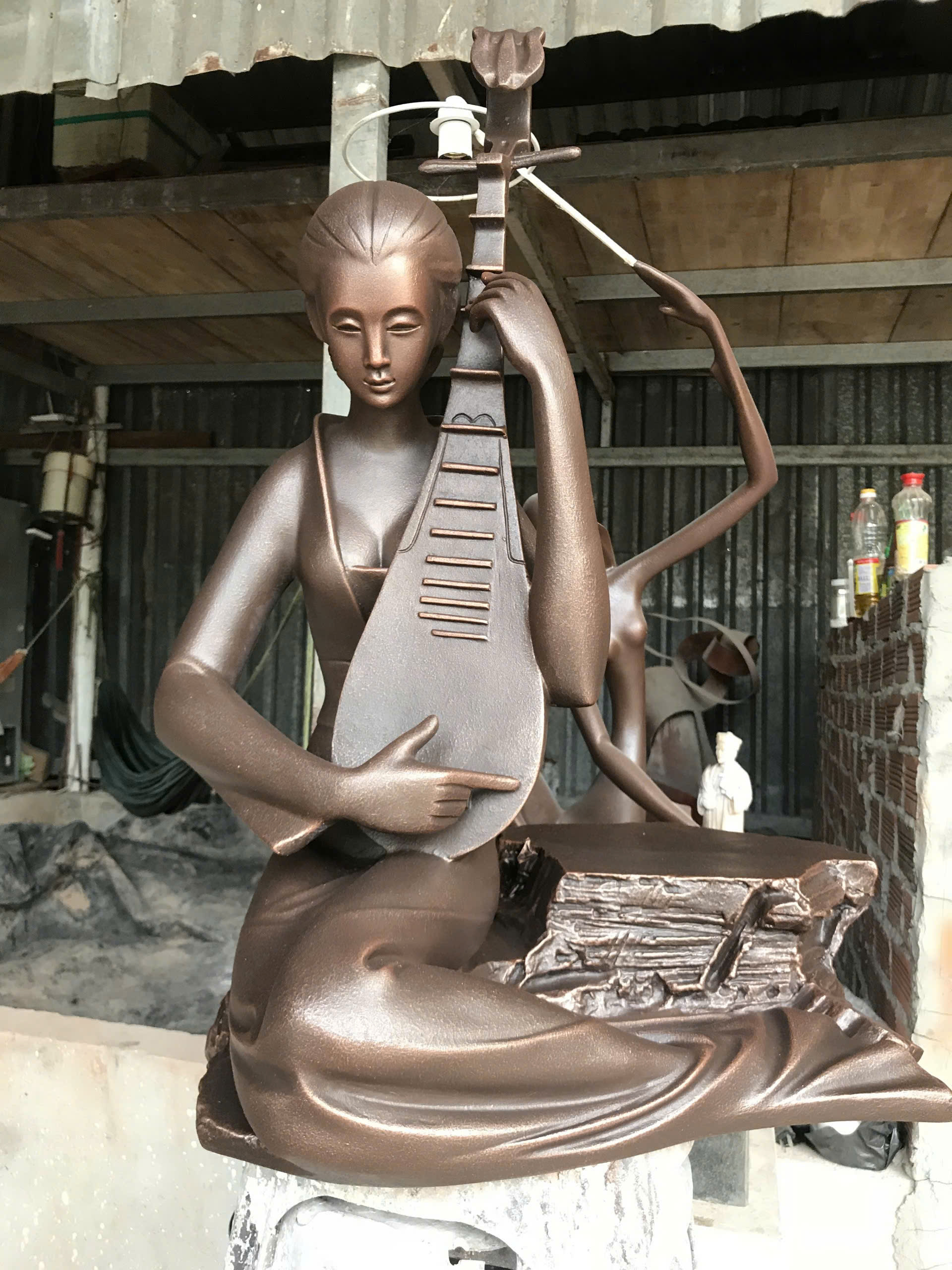 thi công tượng trang trí composite