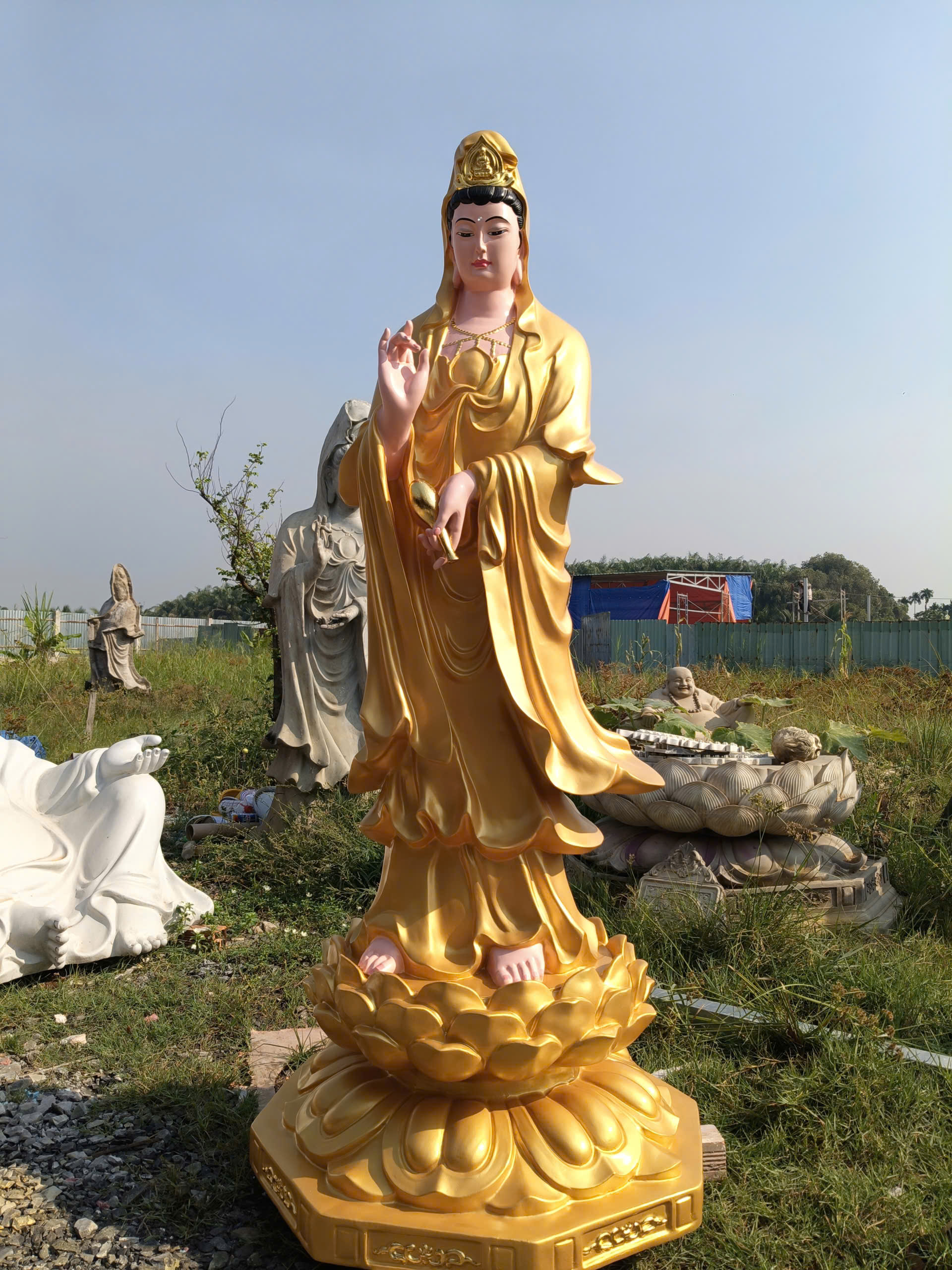 tượng mẹ quan âm composite