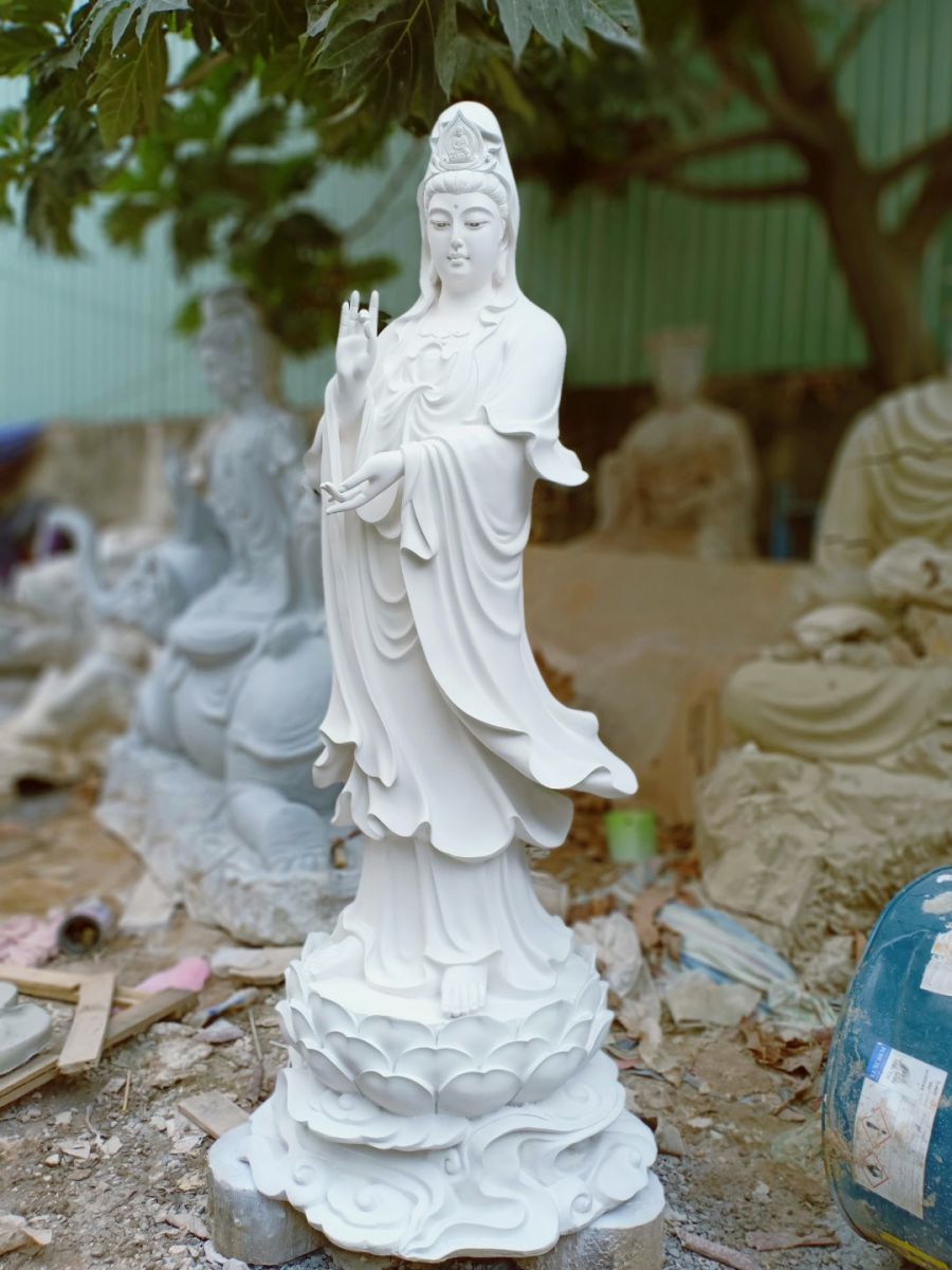 tượng mẹ quan âm composite