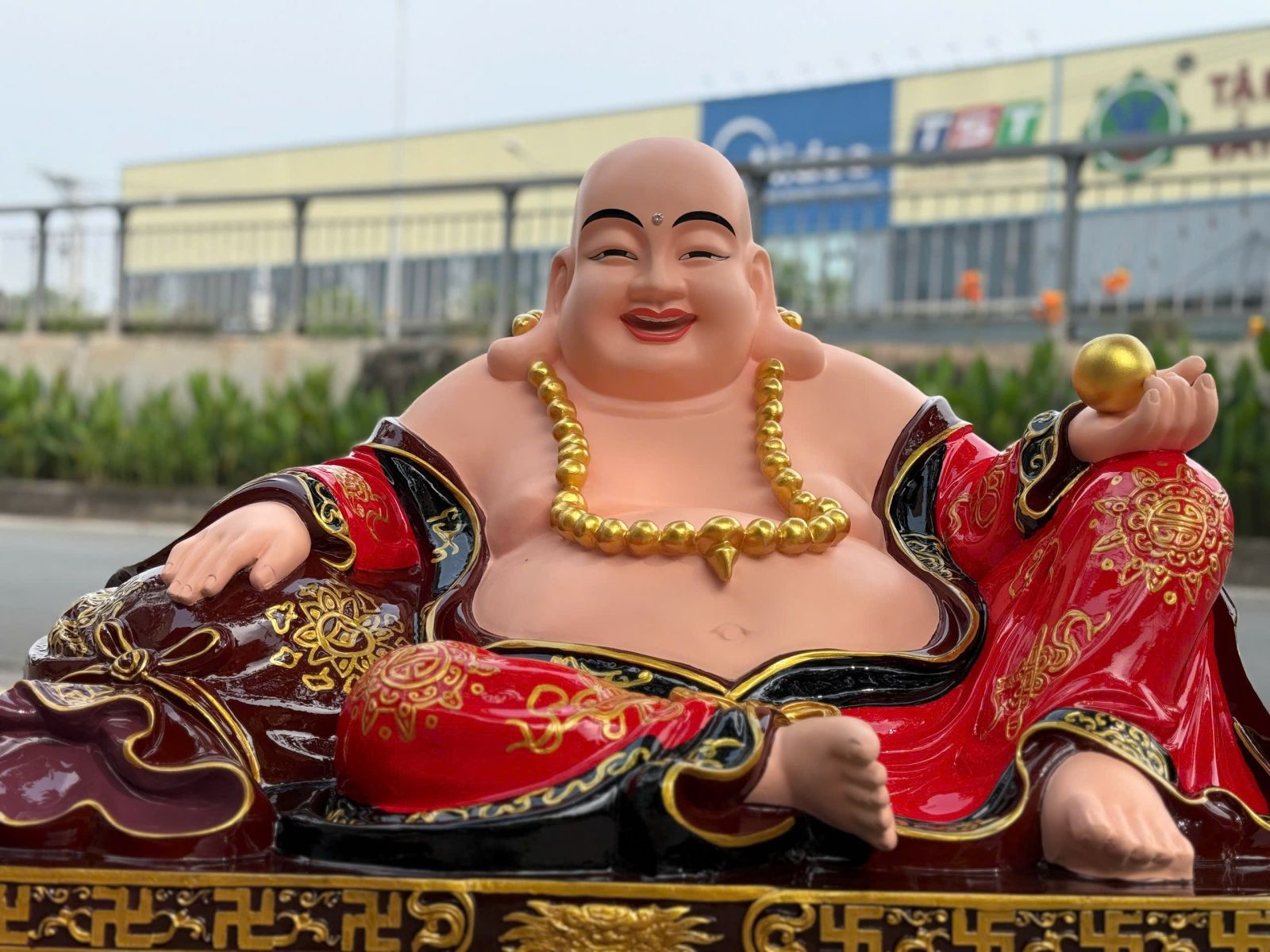 tượng phật di lặc composite