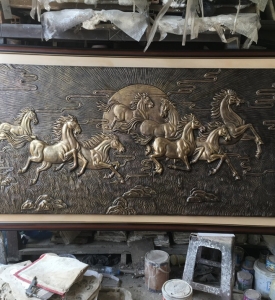 Phù Điêu Bát Mã Bằng Composite