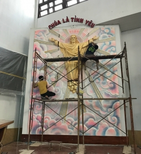 Phù Điêu Chúa Bằng Composite