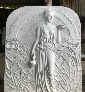 Phù Điêu Cô Gái Bằng Nhựa Composite