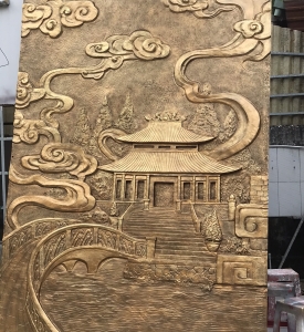 Phù Điêu Đình Chùa Giả Đồng