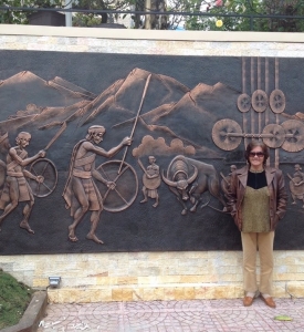 Phù Điêu Ngoài Trời Trang Trí Quán Cafe