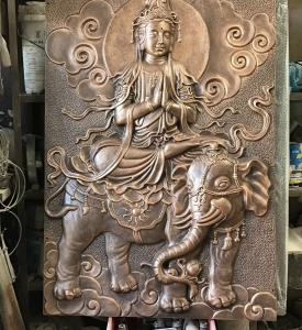 Phù Điêu Phồ Hiền Bồ Tát