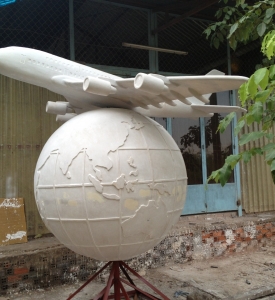 Quả Địa Cầu Bằng Đất Sét