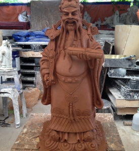 Tạo Hình Đất Sét Tượng Thần Tài