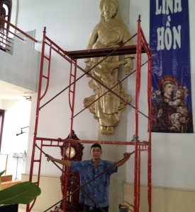 Tháng đường Công trình nhà thờ Tân châu Tân bình