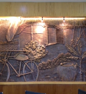 Tranh Phù Điêu Đồng Quê