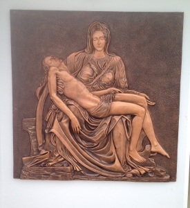 Tranh Phù Điêu Đức Mẹ Sầu Bi