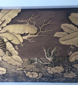 Tranh Phù Điêu Phong Cảnh Đồng Quê