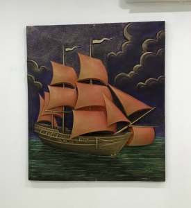 Tranh Phù Điêu Thuận Buồm Xuôi Gió