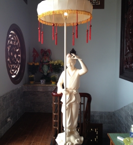 Tượng Đèn Chú Tiểu Bằng Composite