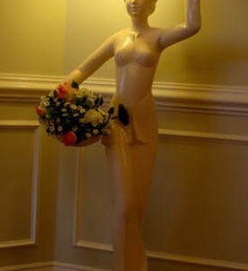 Tượng Đèn Cô Gái Trang Trí