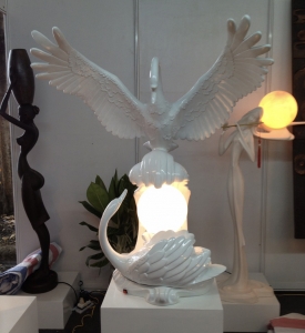 Tượng Đèn Đôi Thiên Nga