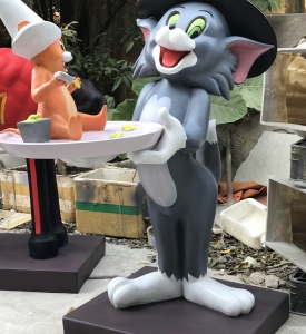 Tượng Mèo Tom Bằng Composite